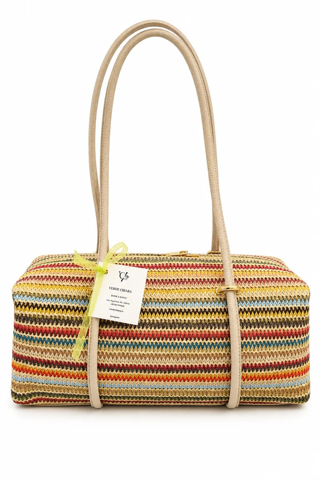 Borsa in pelle Capri Sunset — vista principale
